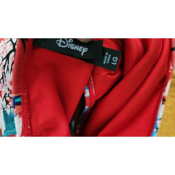 DISNEY Mulan Cherry Blossom 2pc High Waist Bottoms & Bikini Underwire Top Large - Picture 8 of 9